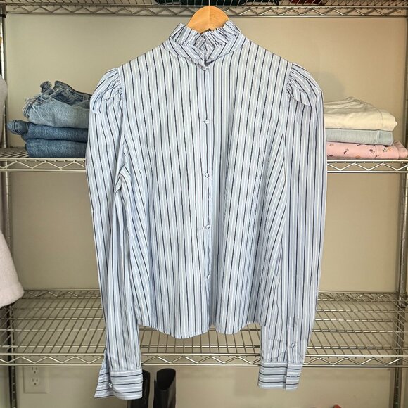 FRAME | Light Blue Blouse - Picture 2 of 3